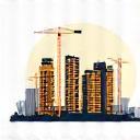 Icon representing building development