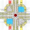 Icon representing master planning layout